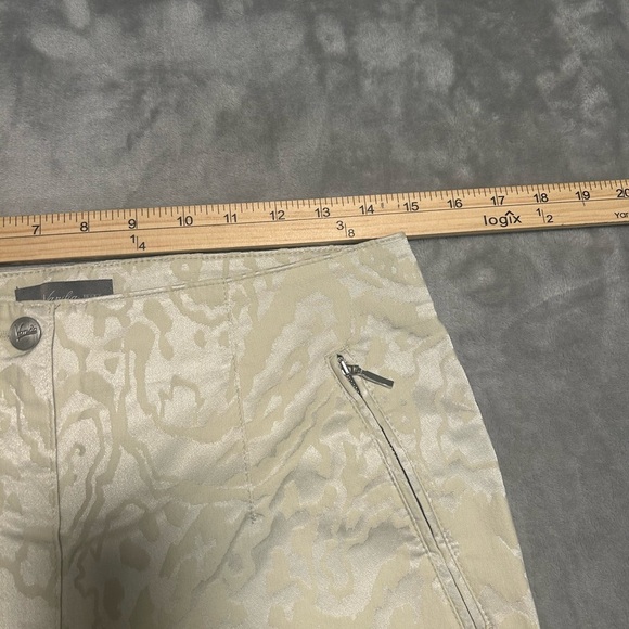 Vanilla Trouser Pants Women’s 40 N Becky Cream White Italian High Rise - Picture 6 of 9